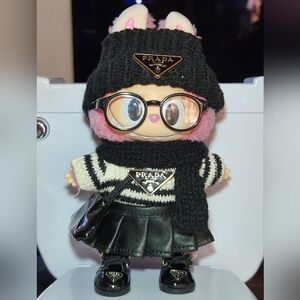 Fits Labubu Clothes Striped Sweater